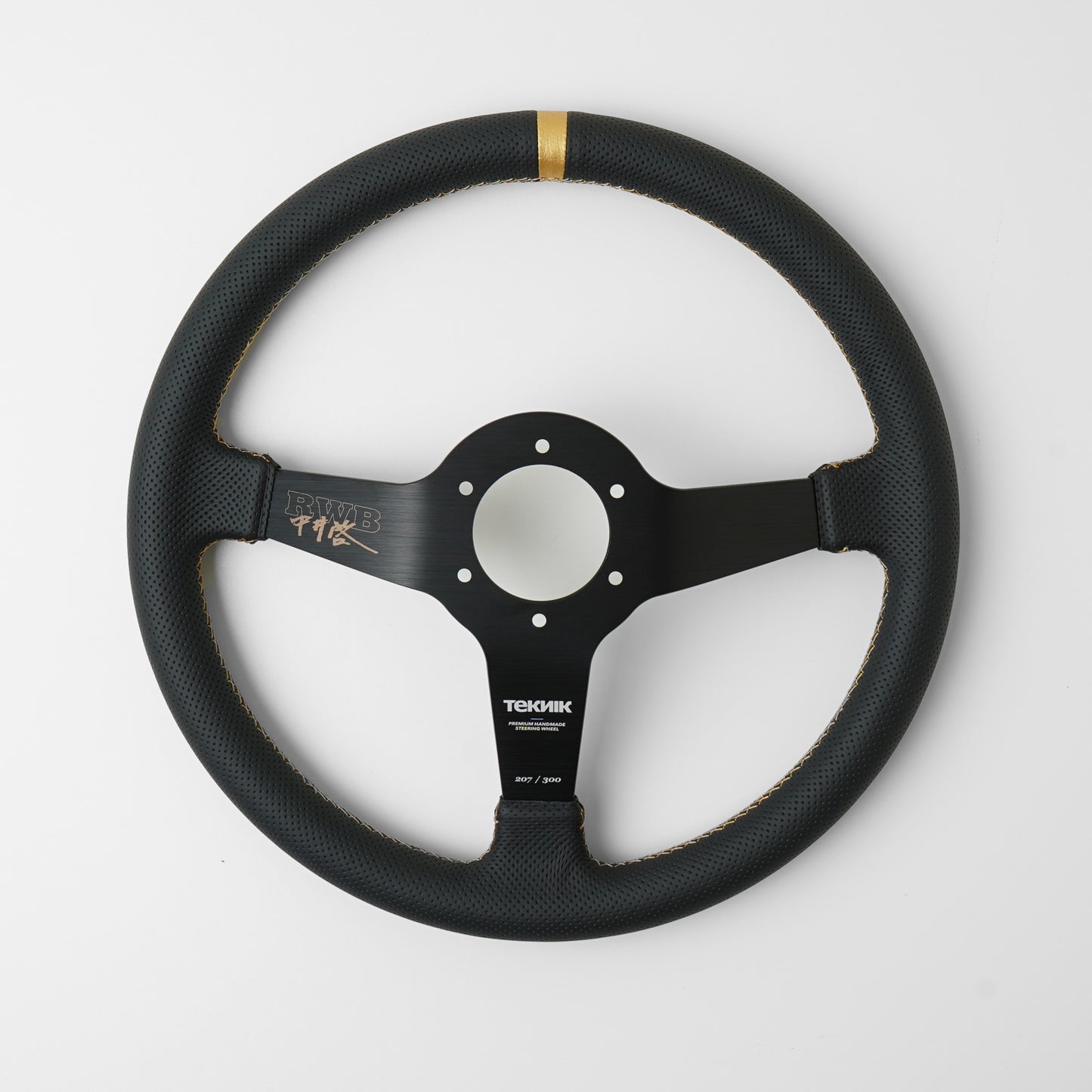 RWB Perforated Leather Quali Steering Wheel